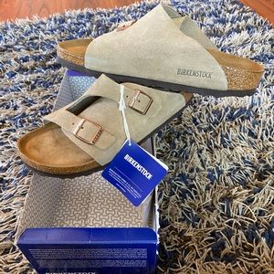 Birkenstock sandals Zurich taupe Leather